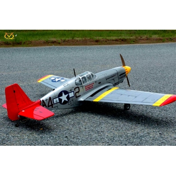 Flugzeug P-51B Mustang (Tuskegee Airman) 46 Größe EP-GP - ARF - VQ-Models